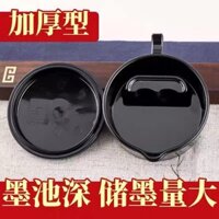 Đa Năng Chống Rơi Dày Giả Sứ Có Nắp Mực Bể Bơi Bút Trắng Mực Giặt Đĩa Bút Giữ Bàn Chải Mực Mực Mực Biển Đĩa Mực