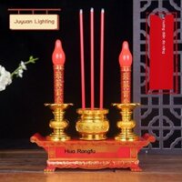 [Đa Năng] Đèn thờ điện nến, lư hương điện, chân nến điện cắm đèn LED, đèn thờ Thần Tài, đèn trước P