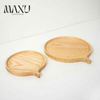[ĐÀ NẴNG] Khay tròn, dĩa tròn đựng thực phẩm, để hoa quả ở bàn làm việc, phòng khách sang trọng - MAXU décor & furniture
