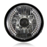 Đa Năng LED 7 “Xe Máy Tròn Đèn Pha Bật Tín Hiệu Đèn Đầu H4 Dành Cho Xe Honda Yamaha Kawasaki Cafe Racer