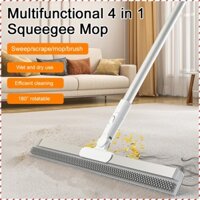Đa Năng Magic Chổi Phòng Tắm Khăn Lau Sàn Cây Lau Nhà Chà Bàn Chải Lau Sàn Cạo Ướt Khô