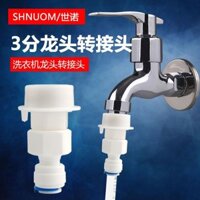 Đa Năng Máy Giặt Khóa Adapter Sang Máy Lọc Nước 3 Miếng Khớp Nhanh Đường Kính Ngoài 9.5MM Ống Nước Khớp Nhanh Ống