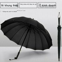 [Đa Năng] Ô cán dài 16 xương nam, dù đôi cực lớn, chắc chắn, được gia cố, dày dặn, chống gió, ô che