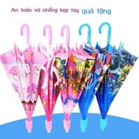 [Đa Năng] Ô trẻ em bé trai và bé gái, ô che nắng hoạt hình, ô trẻ em mẫu giáo, ô cán dài tự động họ