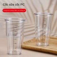 Đa Năng PC Milkshake Cốc Có Cân Máy Làm Sữa Lắc Một Đầu Cốc Thích Hợp Trà Sữa Máy Xay Sinh Tố Phụ Kiện Cốc Dung Tích Máy Xay Sinh Tố Cốc