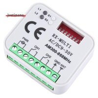 Đa Năng RX Đa Tần Số 300-868 MHz Thu 2CH 12V 24V Module Rơ Le Cửa Nhà Để Xe Điều Khiển Từ Xa 433.92 MHz 868 MHz Bộ Thu Điều Khiển Từ Xa Cửa Nhà Để Xe Bộ Thu Điều Khiển Từ Xa