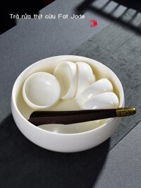 [Đa Năng] Suet-béo ngọc trà gốm máy giặt lớn chậu rửa hộ gia đình cặn trà bình bút rửa cao cấp nước