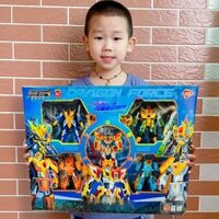 [Đa Năng] Thép Bay Rồng 4 Thời Gian Và Không Gian Chiến Tranh Robot Biến Hình Mecha Bé Trai Kết Hợp