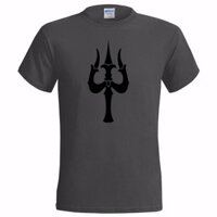 Đa Năng trisula hindu Ấn Độ shiva đinh ba trisula tiếng hinduism thần giáo cotton áo sơ mi nam 310194