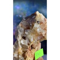 đá natural stone  TOURMALINE LEMURIAN CITRINE Clear Quartz Natural
