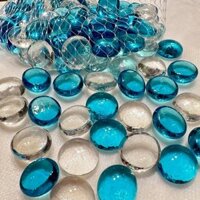 Đá nền cảnh quan bể cá Moonstone, đá nhỏ cho bể cá Betta Guppy, cá cảnh, đáy pha lê, cát trang trí TN7B