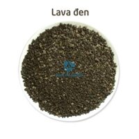 Đá nham thạch Lava Đen 3-6mm (1kg)