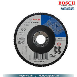 Đá nhám xếp 100mm Bosch 2608601676 P60