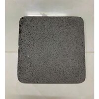 Đá núi lửa nướng thịt bò steak giữ nhiệt lâu không khói  KT 20 cm x 20 cm Dày 2cm