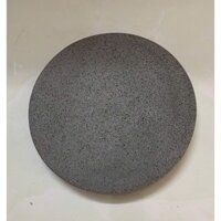 Đá núi lửa nướng thịt bò steak giữ nhiệt lâu không khói, an toàn sức khỏe: tròn KT 25 cm  Dày 3cm