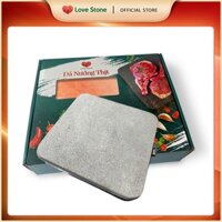 Đá Núi Lửa Nướng Thực Phẩm (Thịt - Cá - Mực - Tôm) Love Stone