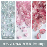 Đá pha lê trang trí bể cá, đá moonstone, trang trí bể cá betta, đá tự nhiên, cát đáy trang trí bể cá ANTL