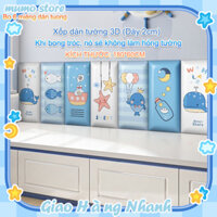 Đa phong cách🎃6Pcs🔥180*60CM Miếng dán tường mềm mại 3D Chất liệu PU chống mài mòn và chống trầy xước 3D Giấy Dán Tường dinding Trang Trí Tường- Tấm ốp trang trí đầu giường bọc da mềm mại chống va đập