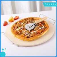 Đá Pizza Cho Lò Nướng Chịu Nhiệt Độ Cao Lò Nướng Đá Đa Năng Nhỏ Gọn Dụng Cụ Pizza Có Giá Đỡ Để Nướng BBQ