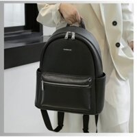 Da PU hàng Quảng Châu cao cấp chống nước  Dây quai 3 lớp mặt sau balo  đệm lưới   Size 40 ( vừa a4 , atlat, laptop 15inc