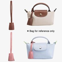 Da PU Tua Rua Mặt Dây Chuyền Cho Longchamp Mini Túi Spike Mặt Dây Chuyền Xe Móc Khóa Treo Xe Trang Trí Túi Phụ Kiện