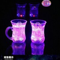 Dạ Quang Cốc Nước Trái Cây Gặp Nước Dạ Quang Năm Mới Quà Tặng Sáng Tạo Vẽ Bia Cốc Nhiều Màu Sắc Nhấp Nháy Mới Lạ Cốc Nhựa20250222