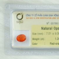ĐÁ QUÝ OPAL LỬA TỰ NHIÊN OVAL 9*11 Li 57865