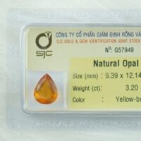 ĐÁ QUÝ OPAL TỰ NHIÊN GIỌT NƯỚC 9*12 Li 57949