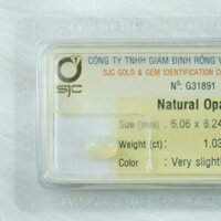 ĐÁ QUÝ OPAL TỰ NHIÊN OVAL 6*8 Li 31891