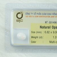 ĐÁ QUÝ OPAL TỰ NHIÊN OVAL 6*9 Li 51496