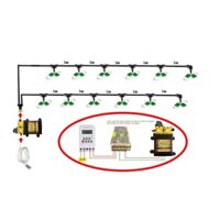 [Đã ráp] Bộ Tưới Phun Sương Tự Động ( hẹn giờ or smart wifi) 12 Béc 4 Hướng cho Giàn Lan, Hoa Cây Cảnh, Trồng Rau