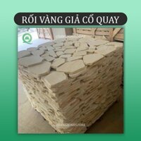 Đá Rối Vàng Giả Cổ Quay - Đá Ốp Tường, Lát Sân, Trang Trí Nội Ngoại Thất