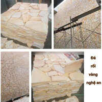 Đá rối vàng Nghệ An - đá rối vàng - đá ốp tường - đá trang trí - đá nghệ thuật