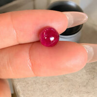 Đá Ruby Đỏ Tự Nhiên Dùng Làm Mặt Nhẫn Nam Nữ Trọng lượng 5.1ct Đầy Đủ Kiểm Định