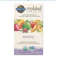 ĐA SINH TỐ HỮU CƠ CHO ME BAU Garden of Life mykind Organic Prenatal
