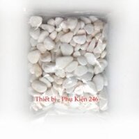 Đá sỏi trắng nhỏ trang trí hồ cá, chậu cây (1 gói – 1.000 gram)