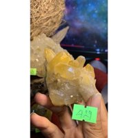 Đá stone Citrine thạch anh vàng tự nhiên phong thủy năng lượng vũ trụ mạnh thanh tẩy thiền định mã 429