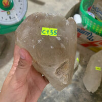 đá thạch anh thô tự nhiên thiên nhiên nguyên sinh(đá thật) nặng 900g(C135)