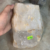 đá thạch anh thô tự nhiên thiên nhiên nguyên sinh(đá thật) nặng 2.8kg(C173)