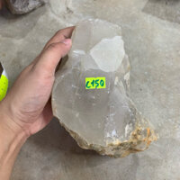 đá thạch anh thô tự nhiên thiên nhiên nguyên sinh(đá thật) nặng 2.6kg(C150)