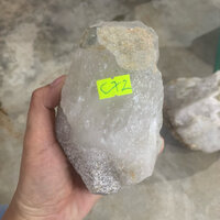 đá thạch anh thô tự nhiên thiên nhiên nguyên sinh(đá thật) nặng 1.2kg(C72)