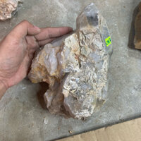 đá thạch anh thô tự nhiên thiên nhiên nguyên sinh(đá thật) nặng 2kg(C167)