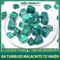 Đá Thanh Tẩy Malachite Rung Bóng (Tumbled), Dùng Làm Đá Thanh Tẩy Tarot, Làm Handmade, Reiki Healing