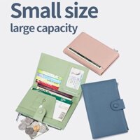 Da Thật Chính Hãng RFID Du Lịch Hộ Chiếu Bao Ví Túi Đựng Thẻ Da Bò Tiền Xu Bao Da Tài Liệu Chuyến Bay Cho Nam Nữ