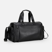 [Da thật] Túi du lịch nam nữ da bò thật TT113VB (Black) - 100% da thật, BH 3 năm