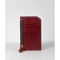 (da thật)ví đựng thẻ đa thật,ví card có dây kéo nhập khẩu sang trọng TV024 BH 2 năm