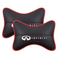 Da Thoáng Khí Tựa Đầu Gối Cổ Đầu Ô Tô Gối Cho Infiniti Q50 Q50S Q50L G37 G25 QX70 FX35 Phụ Kiện Ô Tô