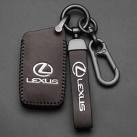 Da Thông Minh Chìa Khóa Ô Tô Bao FOB Túi Bảo Vệ Túi Cho Xe Lexus NX GS RX IS ES GX LX RC 200 250 350 LS 450H 300H Từ Xa Vỏ Giá Đỡ Móc Khóa