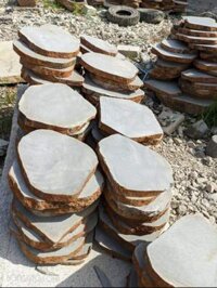 Đá thớt bước dậm bazan xám CTS-DLS-49