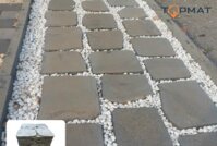 Đá thớt ong đen 40x60x3cm